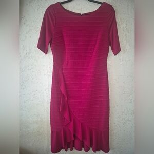 Adrianna Papell Women's Red Dress, Cocktail, Special Occasion, Business, Size 10